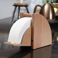 1Pc Coffee Filter Holder Paper Filter Storage Stand Dispenser for Cafe Home