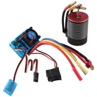 3650 Brushless Motor and 120A ESC for 1/8 1/10 RC Car Drift Racing Off-Road Monster Truck