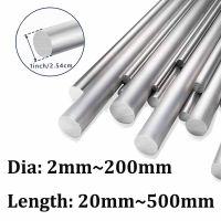 1/5Pcs Aluminum Solid Round Rod Lathe Bar Stock Assorted for DIY Craft Tool, Diameter 3-180mm Length 20-300mm