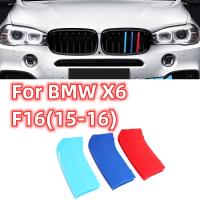 สำหรับ BMW X6 Series F16 2015-2016รถ3D M จัดแต่งทรงผมกระจังหน้าตัดกันชนปกแถบสติกเกอร์อุปกรณ์ภายนอกตกแต่ง