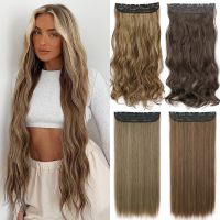 Synthetic 5 In Hair Extensions Wavy Hairstyles Fake Hairpiece Piece