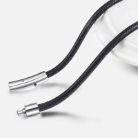 【DT】hot！ 3mm Leather Cord Necklace Men Magnetic Rope Choker Male Jewelry Accessories DN22A