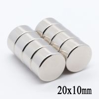 1ชิ้น แม่เหล็ก 20x10มิล Magnet Neodymium 20*10มิล แม่เหล็กแรงสูง 20*10mm กลมแบนขนาด 20x10mm แรงดูดสูง อุปกรณ์สำหรับงาน DIY 20mm x 10mm