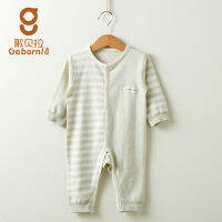 903A0443 Gbella ชุดจั๊มสูทเด็กสำหรับผู้ชายและผู้หญิงเสื้อผ้าเด็กผ้าฝ้ายสีสำหรับเด็ก