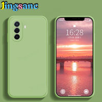 Jingsanc เคสโทรศัพท์ Huawei Nova Y70/Nova Y71,เคสแฟชั่นสี่เหลี่ยมตรงขอบนิ่มปลอกซิลิโคนน้ำปกป้องกล้องกันกระแทกเคสหลัง Huawei Nova Y70/Nova Y71