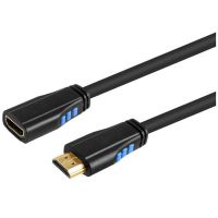 HDMI 2.0สายพ่วง4K 60Hz HDMI 2.0ตัวผู้ต่อสายปลั๊กตัวเมีย HDR10 HDMI CEC รองรับ HDMI ARC