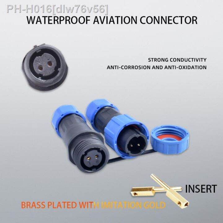 ld12-ip68-waterproof-connector-male-plug-female-socket-2-pin-panel-mount-wire-cable-connector-aviation-plug-screw-connection