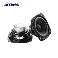 AIYIMA 2.25 Inch Full Range Speaker Horn 4 Ohm 8 W Neodymium Magnetic Home Theater Loudspeaker Paper Cone With Rubber Edge 2Pcs