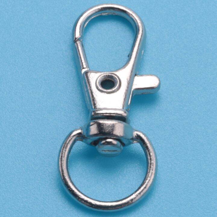 20pcs-metal-lobster-trigger-swivel-clasp-hooks-clip-buckle-jewellery-making-arts-crafts-key-ring-keychain-35mm