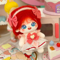 20cm Girls Boy Cute Doll Red Hair Big Eyes Idol Dolls Winter Ningning Karina Giselle Solar Hwa Sa Fans Colleciton