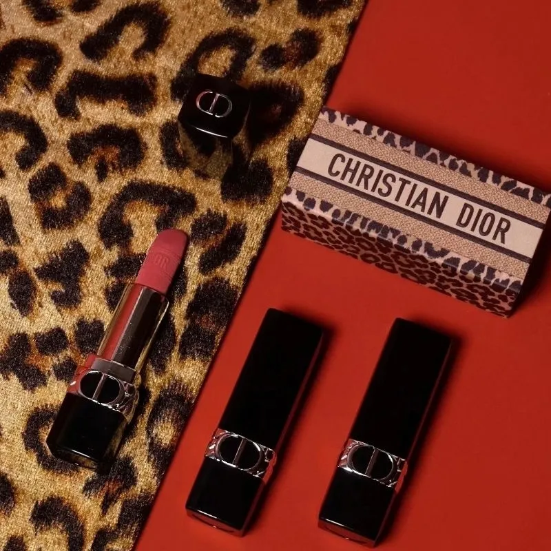 Limited Edition Son Dior Rouge Star Edition Lipstick  741 Metallic   Punnata Beauty