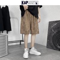 KAPMENTS Summer Baggy Hawaii Gym Casual Shorts 2022 Y2k Khaki Korean Fashion Sweat Shorts Streetwear Running Sweathshorts