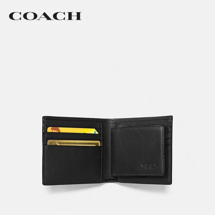 coach-กระเป๋าสตางค์ผู้ชายรุ่น-3-in-1-wallet-สีดำ-74991-blk