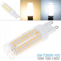 【❉HOT SALE❉】 zao063669 G9หรี่แสงได้110V 102 LED สีขาว/อบอุ่นสีขาว2835 Smd 10W หลอดไฟข้าวโพดโคมไฟซิลิโคนใหม่