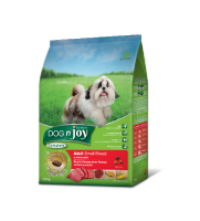 Dog n joy Complete Adult Small Breed Beef&amp;Chicken Liver ด็อกเอ็นจอย สูตรสุนัขโตพันธุ์เล็ก รสเนื้อและตับ ขนาด 1.5 G.