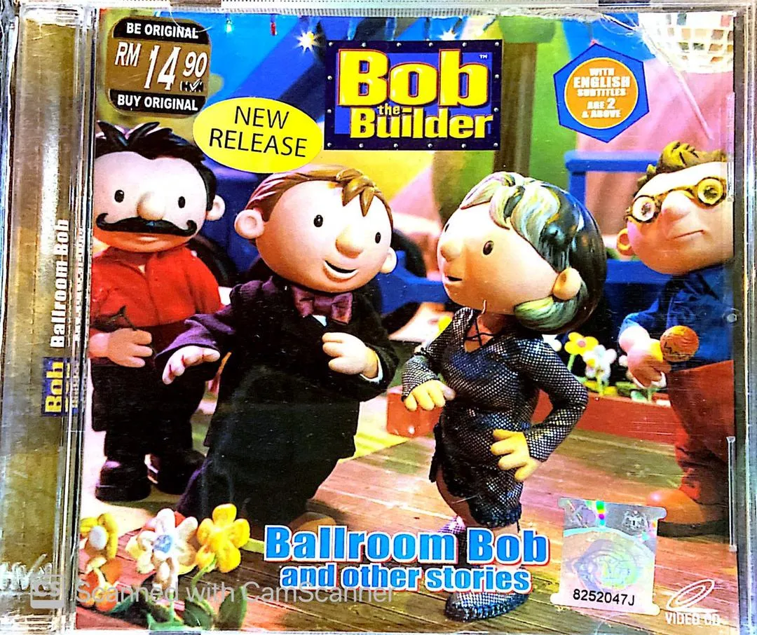 VCD Original Bob The Builder Ballroom Bob - Anime Adventure | Lazada