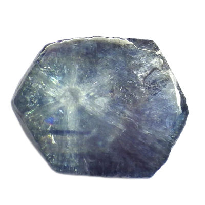 พลอย ไพลิน แซฟไฟร์ แท้ ธรรมชาติ ( Natural Sapphire Trapiche ) หนัก 2.89 กะรัต
