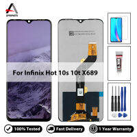 6.82นิ้วต้นฉบับสำหรับ Infinix ร้อน10วินาที X689จอแสดงผล LCD Touch Screen Digitizer สมัชชาสำหรับ Infinix ร้อน10ครั้ง X689B จอแอลซีดีซ่อมส่วนทดแทน