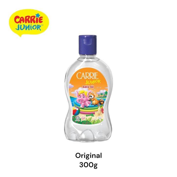 Carrie Junior Baby Oil Original 300ml Lazada