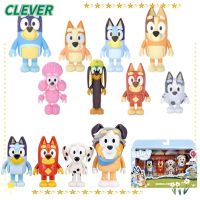 Clever โมเดลฟิกเกอร์ รูปสุนัข Bluey Friends ของขวัญวันเกิด สําหรับตกแต่งโต๊ะ 8 ชิ้น ต่อชุด