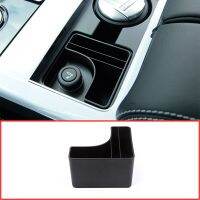 For Land Rover Range Rover Velar 2017 ABS Black Central Control Cup Holder Storage Box Card Phone Tray