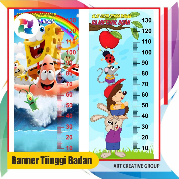 Gambar Anak Anak Banner Pengukur Tinggi Badan Dinding Anak Dekorasi ...