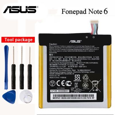 แบต ASUS Fonepad Note 6 สำหรับ ASUS Fonepad Note 6 ME560CG ME560CG K00G 3130 mAh C11P1309 เครื่องมือ