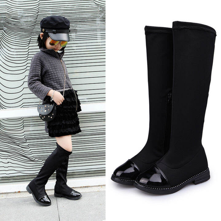 Boys knee store high boots