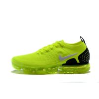 Air VaporMax Flyknit 2.0 Mens Fluorescent Green/Black 2018 New Running Shoes 942842-701