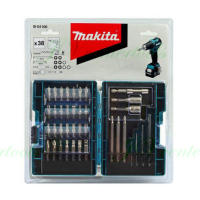 Makita B-54106 ชุดดอกไขควง จำนวน 38 ชิ้น/ชุด บรรจุในกล่องพลาสติก