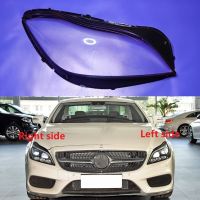 สำหรับ Mercedes-Benz CLS W218 2016 2017 Lampu Depan Mobil ฝาปิดเลนส์โคมไฟหน้าโป๊ะไฟแบบโปร่งใสกรอบไฟฉายคาดศีรษะกระจก