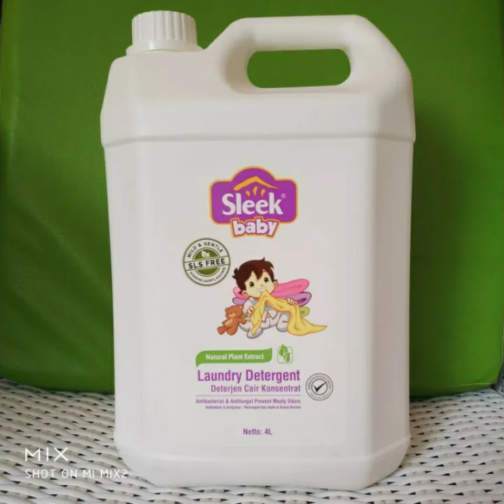 Sleek Baby Laundry Detergent Cair 4 Liter | Lazada Indonesia