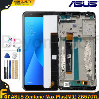 Beyondwolf หน้าจอ LCD IPS เดิมสำหรับ ASUS Zenfone Max Plus(M1) ZB570TL หน้าจอสัมผัสดิจิตอลแทนการประกอบสำหรับ ASUS Zenfone Max Plus(M1) หน้าจอแสดงผล ZB570TL พร้อมดิจิไทเซอร์สัมผัสขอบจอสำหรับ Asus ZB570TL LCD