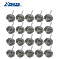 20pcs/set 22mm Stainless Steel Wheel Brush Rotary Tool Accessories for Dremel Mini Drill Rotary Tools Grinding Tools