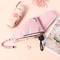 Automatic 5 fold umbrella rain girl heart shine dual-use folding umbrella small pure and fresh and umbrella sunscreen umbrella