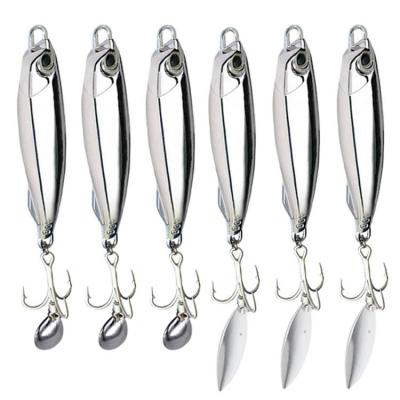 Spoon Fishing Lures Metal Jigs Spoon Treble Hook Fishing Spinners Electroplated Swiveling Fishing Spoon Bait for Freshwater Saltwater Bass Tuna Salmon functional