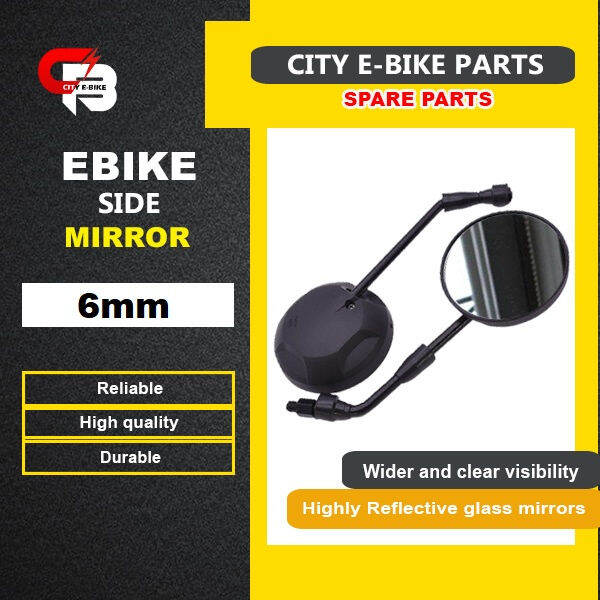 Ebike Side Mirror 7mm Romai Mini Cruz Side mirror Romai , Nwow, Kuda