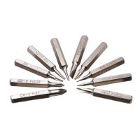 【support】 SAFE SCIENCE 10Pcs แม่เหล็ก CR-V Precision ไขควง Bit ชุด PH00 PH0 Z1 Z0 3.0 2.0 1.0 T5 T4 0.8 Multifunctional Hex Torx Head Repair เครื่องมือ