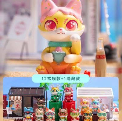 The Original Toy City CASSY Notice Summer Drinks Series Of Cat Is Playing Dolls Toys Wholesale Hand Do Blind Box