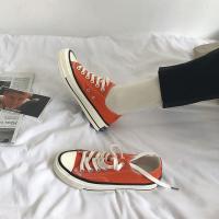 ☍♦  At a high clearance for canvas shoes male 2021 summer orange tide joker institute wind black shoes female