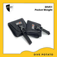 Dive1 Pocket Weight for Scuba Diving (2ชิ้น)