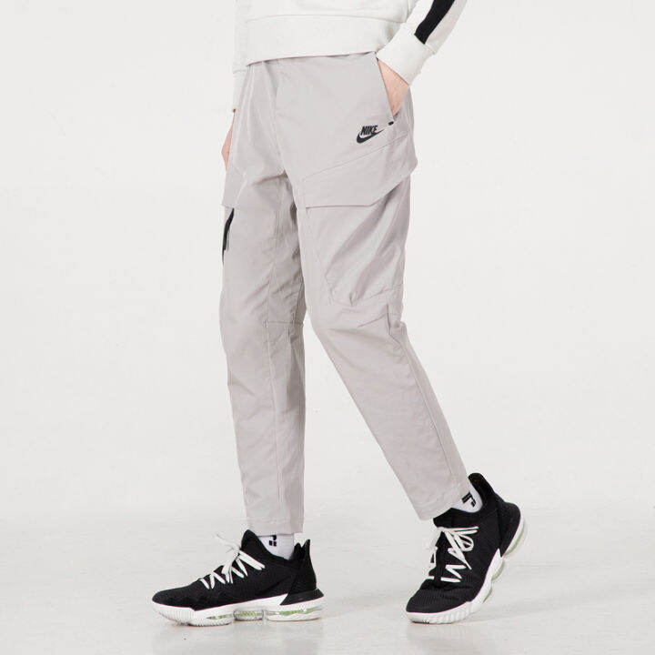 Nike Nike overalls men's pants light gray 22 spring new tapered