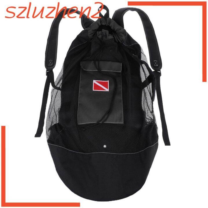 [Adventurer] Scuba Diving Snorkeling Mesh Backpack Dive Gear Dry Bag