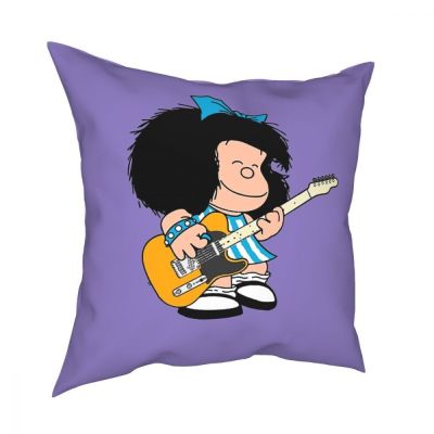 【CW】 Mafalda Playing for Sofa Kawaii Cartoon Custom Pillowcase