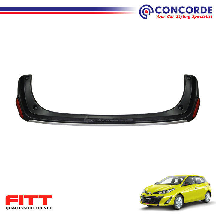 FITT REAR BUMPER GUARD TOYOTA YARIS 2018 1P (38076) Lazada PH