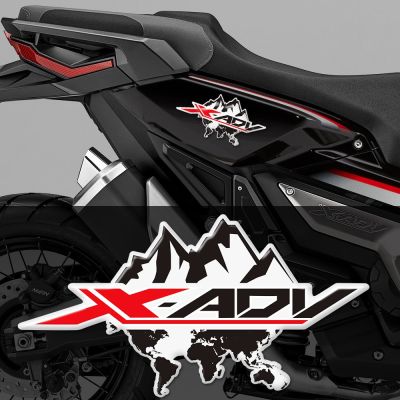 รถจักรยานยนต์ X ADV สำหรับ HONDA XADV 750 X-Adv X-ADV 750 3D โลโก้แผงด้านข้างสติกเกอร์ถังน้ำมันป้องกันสติ๊กเกอร์โลโก้แฟริ่ง