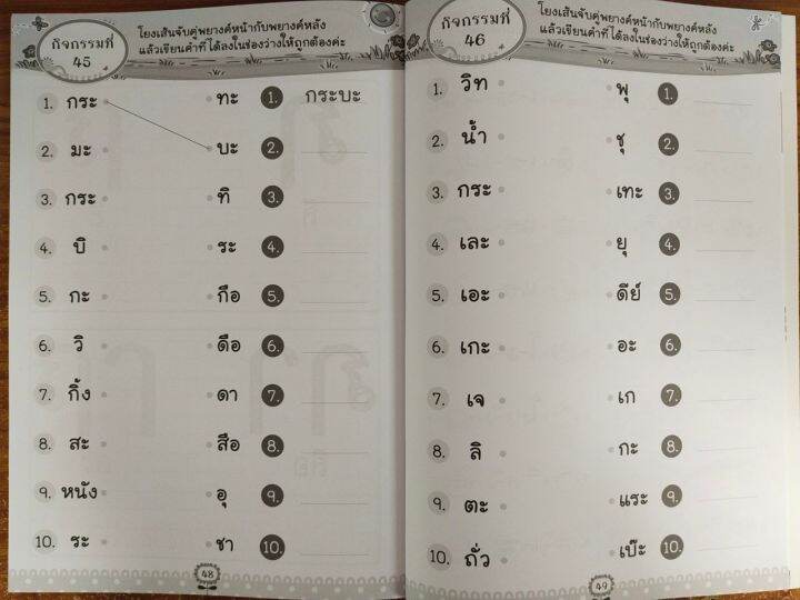 หนังสือเด็ก-ปูพื้นฐานภาษาไทย-หนูน้อยเก่งสระ-พิมพ์ครั้งที่-4-ราคาปก-65-บาท