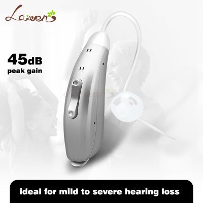 ZZOOI Hearing aid Digital Hearing Amplifier for Adults Personal Sound Amplifier Wireless Ear Aids for Elderly Moderate to Severe Lose