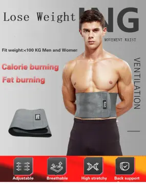 Waist Trimmer Belt Sweating Wrap Tummy Stomach Weight Loss Fat Burner  Slimming
