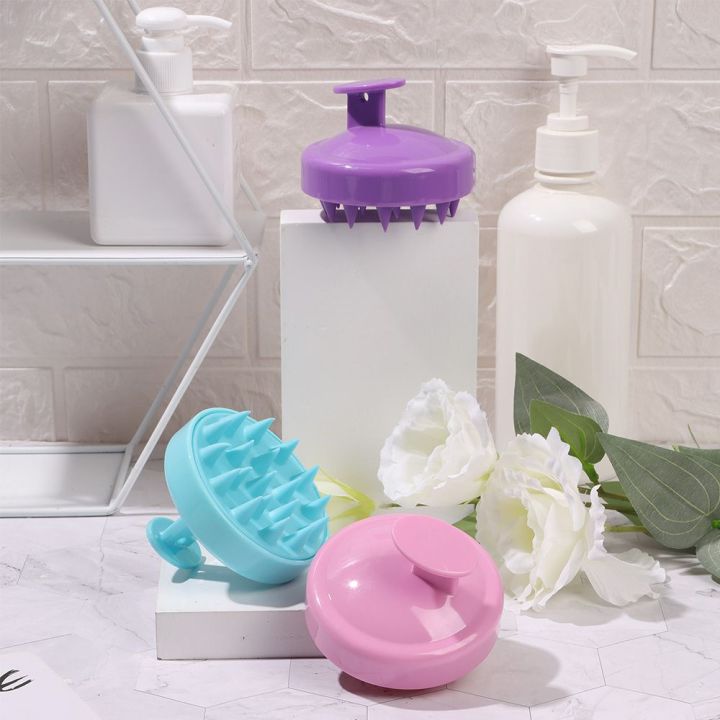 rose-new-shampoo-hair-brush-brush-comb-shower-dandruff-silicone-scalp-massager-hair-cleaning-handheld-soft-hair-cleaner-dandruff-bath-removalmulticolor